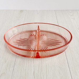 Gorgeous Pink "Depression Glass" Vintage Dish